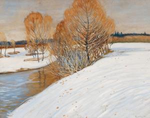 PRINZ Karl Ludwig 1875-1944,Melting snow in spring,Palais Dorotheum AT 2024-03-28