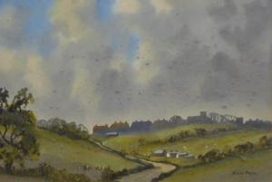 PRIOR Ebenezer John Wood 1914-1988,Landscape, rolling fields before buildings w,Golding Young & Co. 2021-12-15