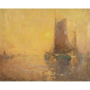 PRITCHARD George Thompson 1878-1962,Sailboats,MICHAANS'S AUCTIONS US 2022-12-17