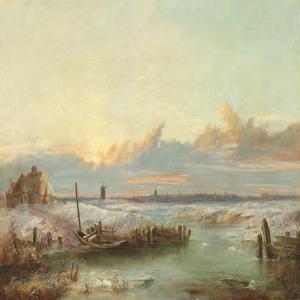 PRITCHETT V 1800-1800,Winter landscape,Bruun Rasmussen DK 2013-09-17