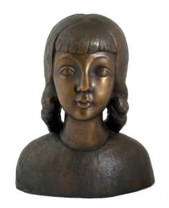 PRIVER Aharon 1902-1979,Young Girl,Tiroche IL 2019-01-26