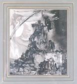 PROBST,Abstract Composition with Figures,1946,Bonhams GB 2005-12-11