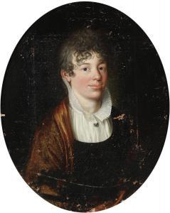 PROBSTHAYN Carl 1770-1818,Portrait of a woman wearing a brown shawl,Bruun Rasmussen DK 2023-05-08