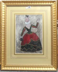 PROCHOROFF Alexander Vassiliev 1848,Four costume designs,Bellmans Fine Art Auctioneers GB 2014-08-08