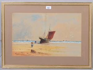 PROCTER Albert 1885-1904,beached fishing boat,Burstow and Hewett GB 2024-01-25