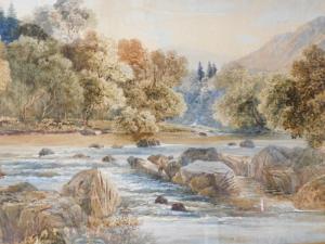 PROCTER Albert 1885-1904,Stream before trees and mountains,Golding Young & Co. GB 2022-08-24