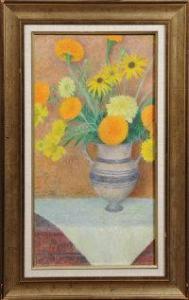PROCTER Dod 1891-1972,Marigolds and other flowers in a vase,David Lay GB 2012-11-01