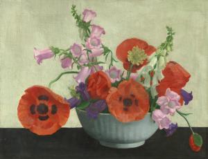 PROCTER Dod 1891-1972,Poppies and Foxgloves,1919,Christie's GB 2024-03-21