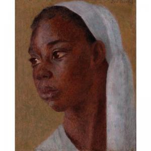 PROCTER Dod 1891-1972,portrait of a girl in white kerchief,Sotheby's GB 2004-11-24