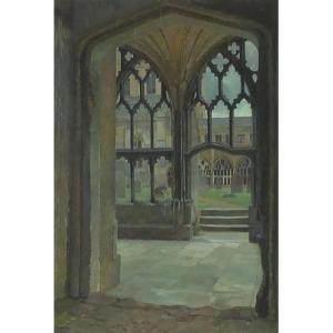 PROCTER Marjorie 1918-2012,study of a church interior looking out,Eastbourne GB 2016-10-15
