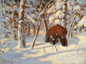 PROKOFJEV Dimitrij 1879-1950,A bear in the snow,Bonhams GB 2009-10-21