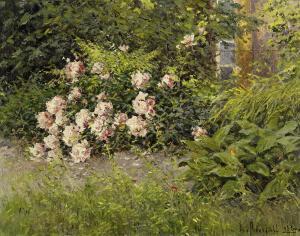 PROKOFJEV Dimitrij 1879-1950,Rose garden in blossom in BadEms,Van Ham DE 2011-05-13