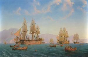 PROMMEL Julius 1805-1844,The British Mediterranean Fleet exercising off the,Christie's GB 2016-11-02