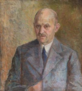 PRONASZKO Zbigniew 1885-1958,Portret Gustawa Bartke,Sopocki Dom Aukcjny PL 2024-02-03