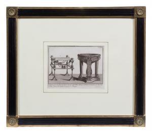 Pronti Domenico 1750-1815,Two plates from Nuova raccolta rappresentante i co,Hindman US 2018-02-27