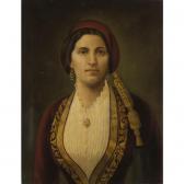 PROSALENTIS Spyridon 1830-1895,portrait of kalidona tricoupis,1893,Sotheby's GB 2006-05-24