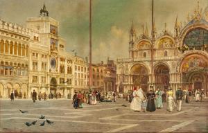 PROSDOCIMI Alberto 1852-1925,A View of St Mark\’s Square in Venice,Palais Dorotheum AT 2025-02-18
