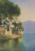 PROSDOCIMI Alberto 1852-1925,Lago di Como,Meeting Art IT 2008-10-18