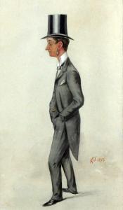 PROSPERI Liborio 1854-1928,Possibly for Vanity Fair - Society gentleman in ,1895,Canterbury Auction 2019-11-26