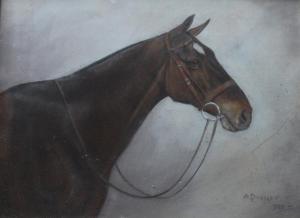 PROSSER F 1800-1900,THREE HORSE PORTRAITS: RUFUS, ROBERT, TOMMY,1929-33,Lawrences GB 2020-09-11