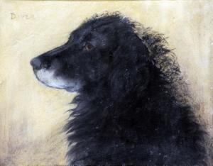 PROSSER h,Study of a black dog,1928,Biddle and Webb GB 2013-01-11