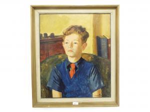PROUDFOOT James 1908-1971,Portrait of Michael Proudfoot aged 9,1943,Gardiner Houlgate GB 2017-01-12