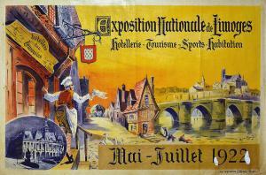 PROUST Maurice,Limoges Exposition Nationale Hôtellerie Tourisme S,1922,Artprecium 2021-03-16
