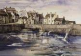 PROUT Anthony A 1946,The Harbour, Pittenweem, Scotland,1977,Dunbar Sloane NZ 2007-04-18