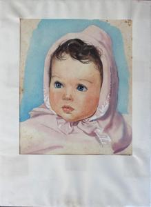 Prout Fay 1916-1997,Portrait of an Infant,Burchard US 2017-08-20