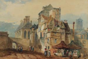 PROUT John Skinner 1806-1876,AN OLD TOWN,Ross's Auctioneers and values IE 2023-10-11