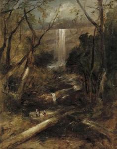 PROUT John Skinner 1806-1876,Willoughby Falls, New South Wales,Menzies Art Brands AU 2009-06-24