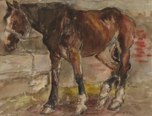 PROUT Margaret Fisher 1875-1963,Study of a horse,Rosebery's GB 2023-06-06