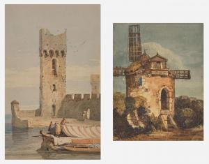 PROUT Samuel 1783-1852,Harbor Tower,Freeman US 2024-04-17
