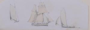 PROUT Samuel 1783-1852,study of sailing boats,Burstow and Hewett GB 2024-02-29