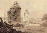 PROUT Samuel 1783-1852,Watertowers on an estate,Woolley & Wallis GB 2017-09-12