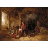 PROVIS Alfred 1843-1886,interior of a welsh farmhouse,Sotheby's GB 2006-03-09