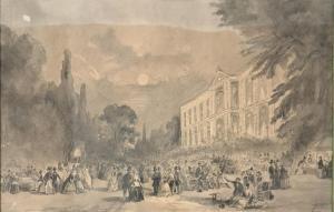 PROVOST A. 1834-1855,Fête au château d\’Asnières-sur-Seine,Osenat FR 2023-11-26