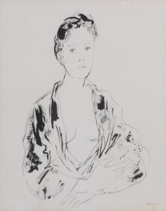 PRUNA Pere 1904-1977,RETRATO FEMENINO,1973,Subarna ES 2023-11-30