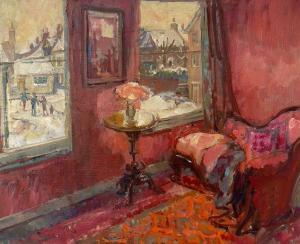 PRYSE Tessa Spencer 1940,The Red Room in Winter,David Lay GB 2022-11-03