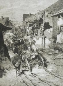 PRZYKORSKI Konstanty,Ulica w Chocimiu,1876,Rempex PL 2014-03-19