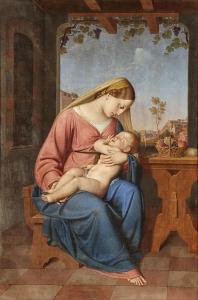PSENNER Anton 1793-1866,Madonna mit Christuskind,1821,Kastern DE 2018-06-16