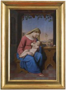 PSENNER Anton 1793-1866,Madonna mit Kind,1837,Palais Dorotheum AT 2019-11-19