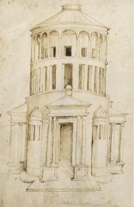 PSEUDO PACCHIA,A circular basilica with frontal and lateral porti,1530,Christie's 2003-09-03