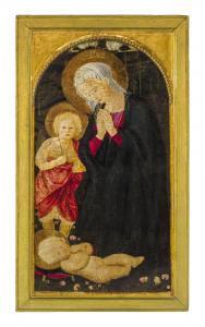 PSEUDO PIER FRANCESCO FLORENTINO 1460-1500,Madonna con il Bambino e San Giova,Wannenes Art Auctions 2020-03-05