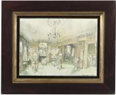 PTOLEMY Dean 1900,A Pimlico drawing room - A view of an interior in ,2000,Christie's GB 2008-06-04