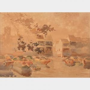 PUAY HUA LOW 1945,Untitled (By The River),33auction SG 2022-09-18