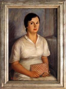 PUCCI roberto 1902-1961,Ritratto della moglie,Pirone Casa d'Aste IT 2020-01-30