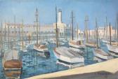 PUCCINELLI L 1900-1900,Le port d'Alger,1957,Tajan FR 2012-04-11