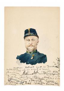 PUCHINGER Erwin,Portrait des'Hauptmann Matasic Cmdt der Danae nach,Palais Dorotheum 2022-12-21