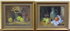 PUGH Bert 1904-2001,Still Life with Flagon and Apples,20th century,Tooveys Auction GB 2021-11-10